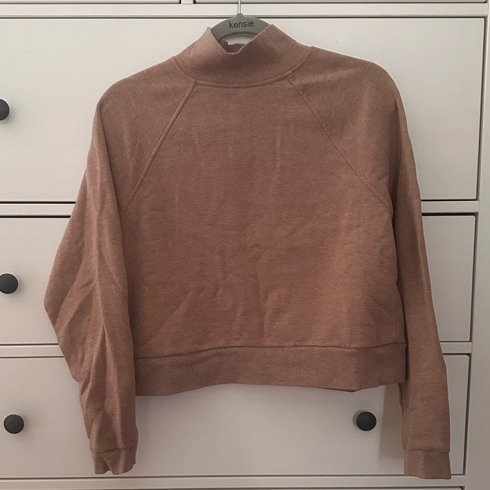 a new day Women's Cowl Neck Sweater in Tan